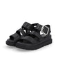 Rieker R-Evolution Chunky Wedge Sandal W1650-00 BLACK