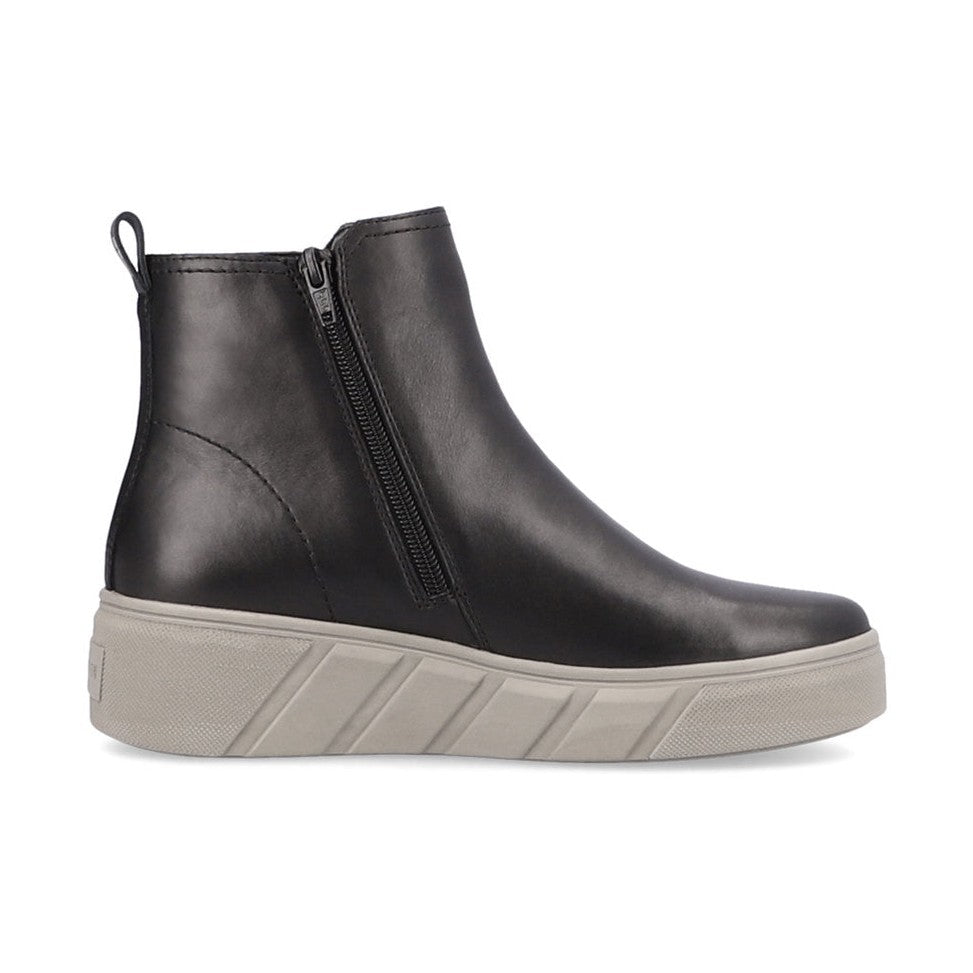 Rieker R'evolution Ankle Boot Zip W0562-00 BLACK