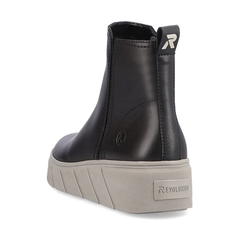 Rieker R'evolution Ankle Boot Zip W0562-00 BLACK