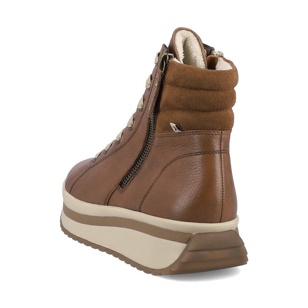 Rieker R'evolution Ankle Boot with Lace and ZIp W0962-24 BROWN