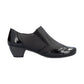 Rieker SHOE 41757 BLACK Ladies trouser shoe with zip BLACK 41757-00