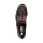 Rieker Shoe 487C0-25 BROWN Touch Fastening Shoe with Stretch panels