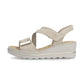 Rieker Smart Casual Wedge Sandal 67410-62 BEIGE 67410-62