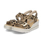 Rieker Smart Casual Wedge Sandal 67410-90 LEOPARD 67410-90
