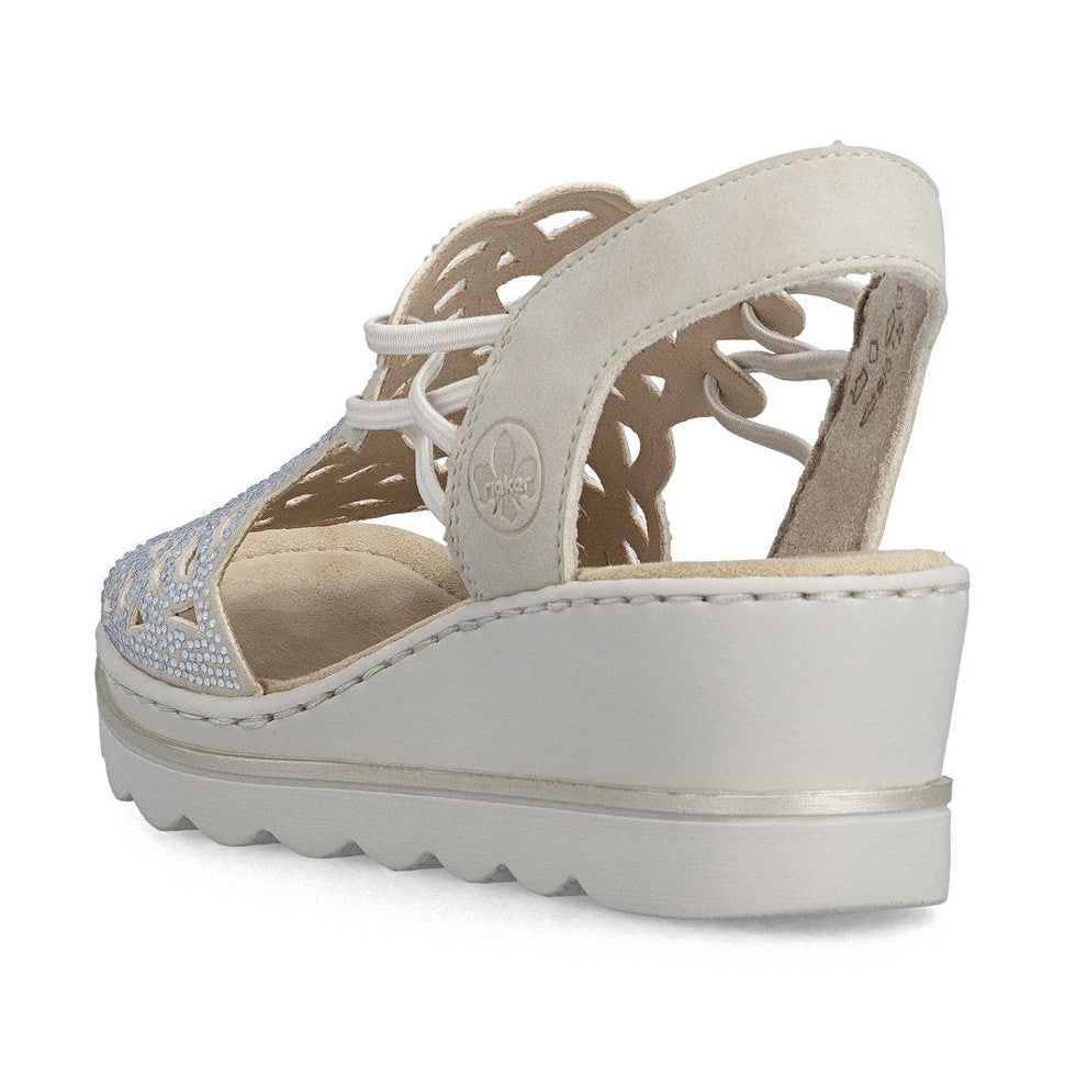 Rieker Smart Wedge Sandal 67465-62 BEIGE