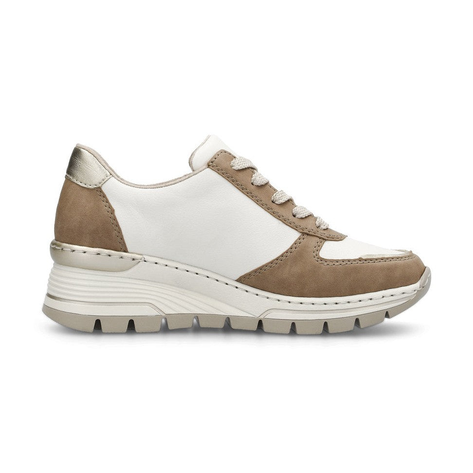 Rieker Smart Wedge Trainer N8308-64 BEIGE COMBO