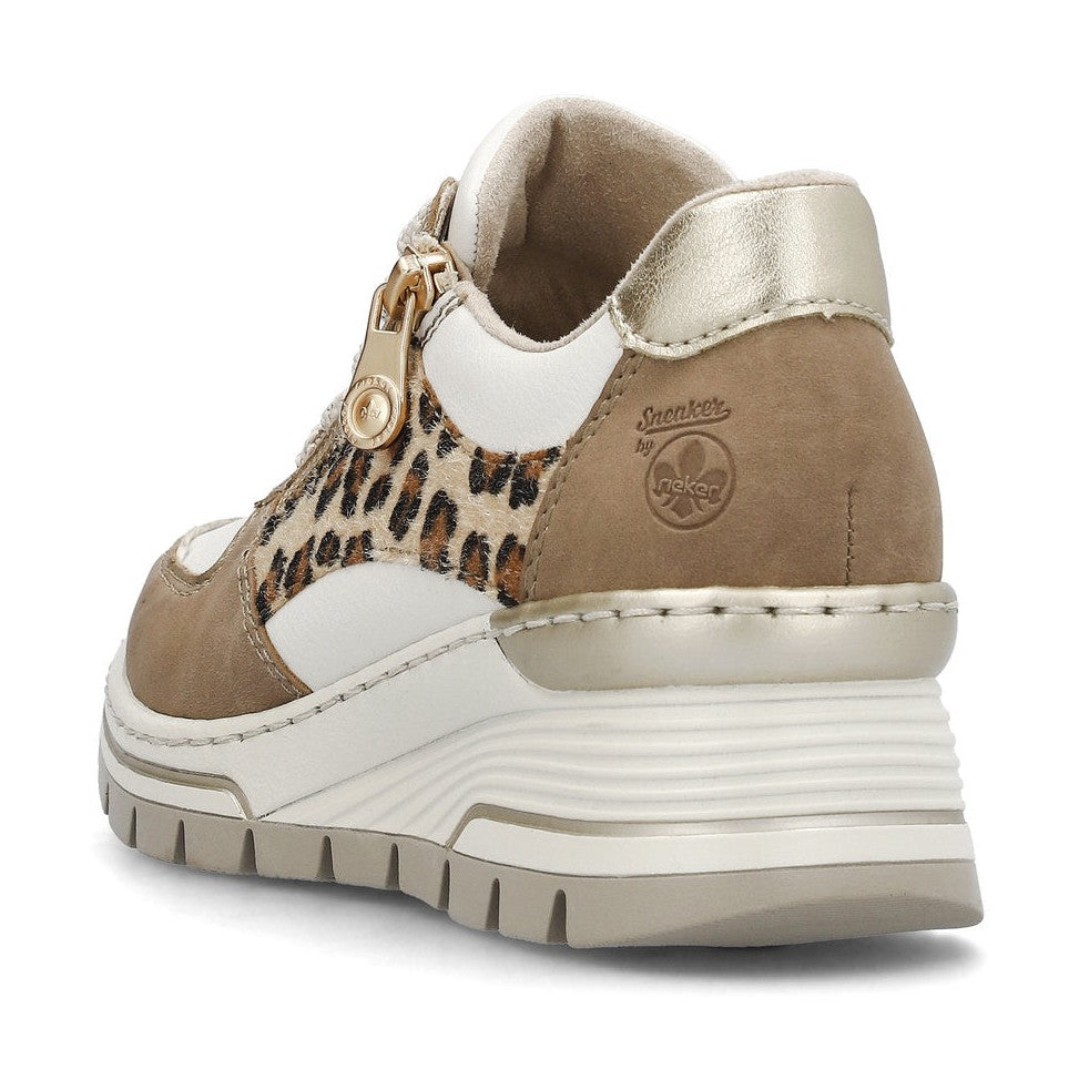 Rieker Smart Wedge Trainer N8308-64 BEIGE COMBO