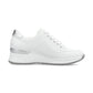 Rieker Trainer N4322-80 Smart Wide Fitting Wedge Trainer WHITE N4322-80