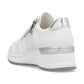 Rieker Trainer N4322-80 Smart Wide Fitting Wedge Trainer WHITE N4322-80