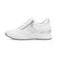Rieker Trainer N4322-80 Smart Wide Fitting Wedge Trainer WHITE N4322-80