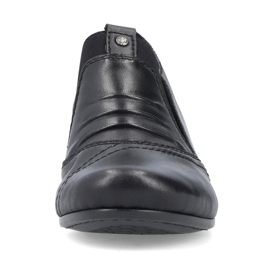 Rieker Trouser Shoe in leather 41657-00 BLACK