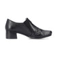 Rieker Trouser Shoe in leather 41657-00 BLACK