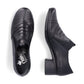 Rieker Trouser Shoe in leather 41657-00 BLACK