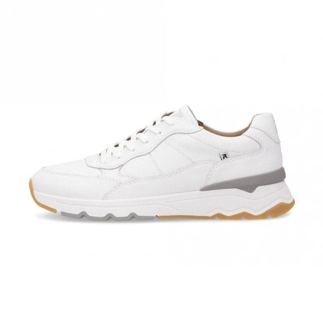 Rieker U0904 WHITE Quality Leather Trainer U0904-80