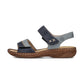 Rieker V2860 BLUE Touch Fastening Comfort Sandal V2860-14