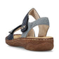 Rieker V2860 BLUE Touch Fastening Comfort Sandal V2860-14