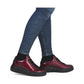 Rieker W2601 RED Patent Leather Low Top Sneakers W2601-35