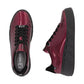 Rieker W2601 RED Patent Leather Low Top Sneakers W2601-35