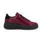Rieker W2601 RED Patent Leather Low Top Sneakers W2601-35
