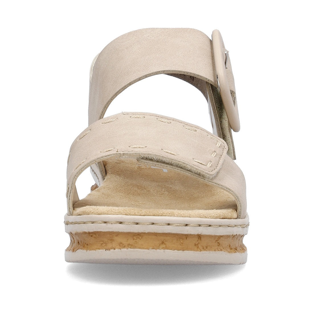 Rieker Wedge Sandal 62950-62 NUDE