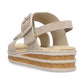 Rieker Wedge Sandal 62950-62 NUDE