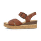 Rieker Wedge Sandal 63795-22 BRANDY