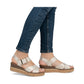 Rieker Wedge Sandal 63795-60 BEIGE