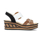 Rieker Wedge Sandal 68176-64 CREAM
