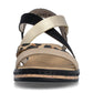 Rieker Wedge Sandal V3663-92 BEIGE MULTI