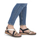 Rieker Wedge Sandal V3663-92 BEIGE MULTI