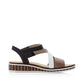 Rieker Wedge Sandal V3670-64 BROWN