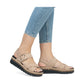 Rieker Wedge Sandal V7951-60 STONE