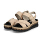 Rieker Wedge Sandal V7951-60 STONE