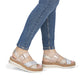 Rieker Wedge Sandal V7951-90 SILVER MULTI
