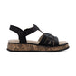 Rieker Wedge Sandal W0853-00 BLACK
