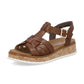Rieker Wedge Sandal W0853-24 BROWN
