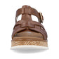Rieker Wedge Sandal W0853-24 BROWN