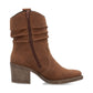 Rieker Y1284 BRANDY Western Style Ankle Boot Y1284-24
