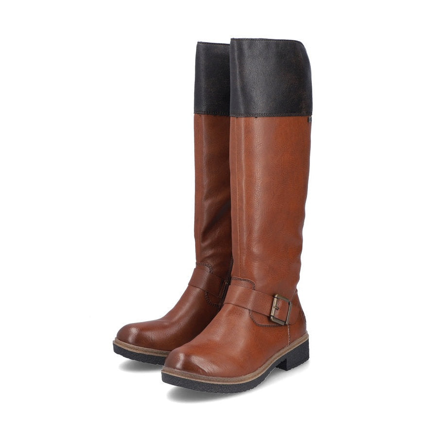 Rieker Z5092 MUSCAT Long Leg Water Resistant Riding Style Boot Z5092-24