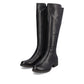 Rieker Z9591-01 Black Riding Style long leg Boots