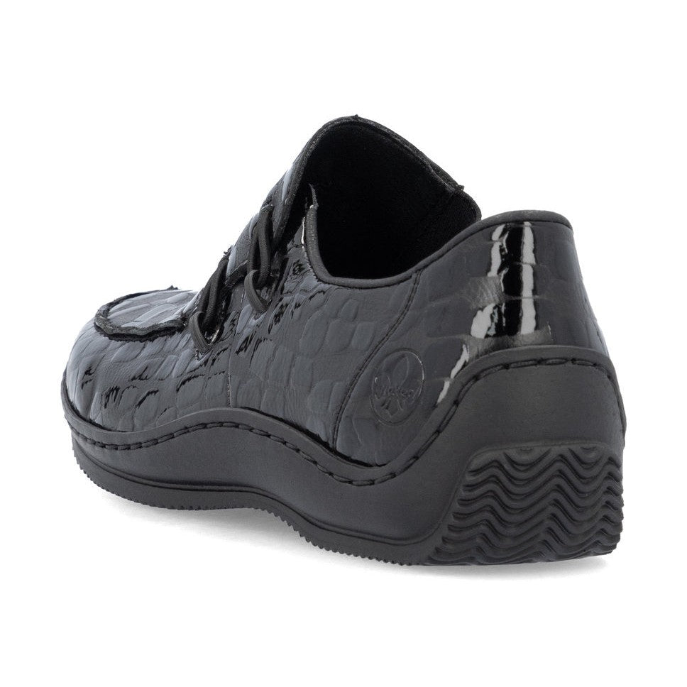 Rieker slip-on Shoe L1751 BLACK SHINY L1751-02