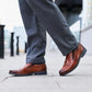 Rieker 13950 BROWN Leather Slip On Shoe 13950-24