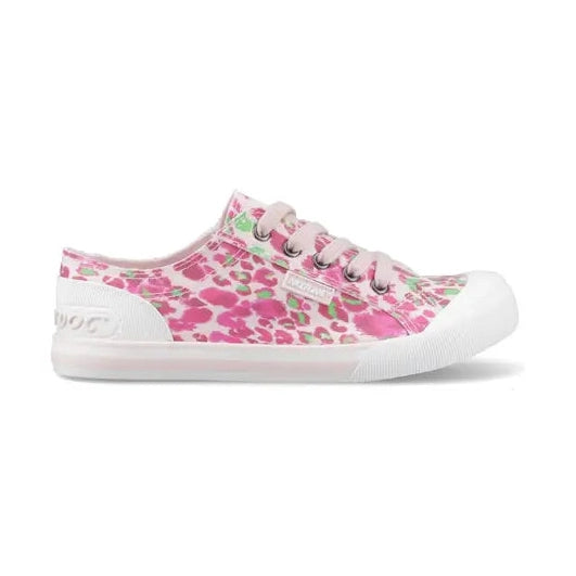 Rocket Dog Jazzin Snap PINK MULTY Animal Print Trainer