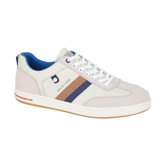 Route 21 M423 WHITE Casual Trainer Style Shoe M423G