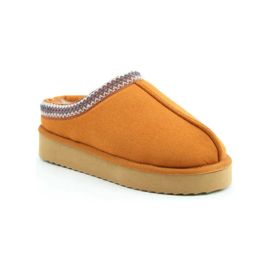Heavenly Feet Ice CHESTNUT Mule Slipper