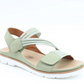 Heavenly Feet Annika Olive Vegan Friendly Comfort Sandal