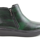 Heavenly Feet Senta FOREST Green Twin Zip Ankle Boot