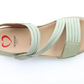 Heavenly Feet Annika Olive Vegan Friendly Comfort Sandal
