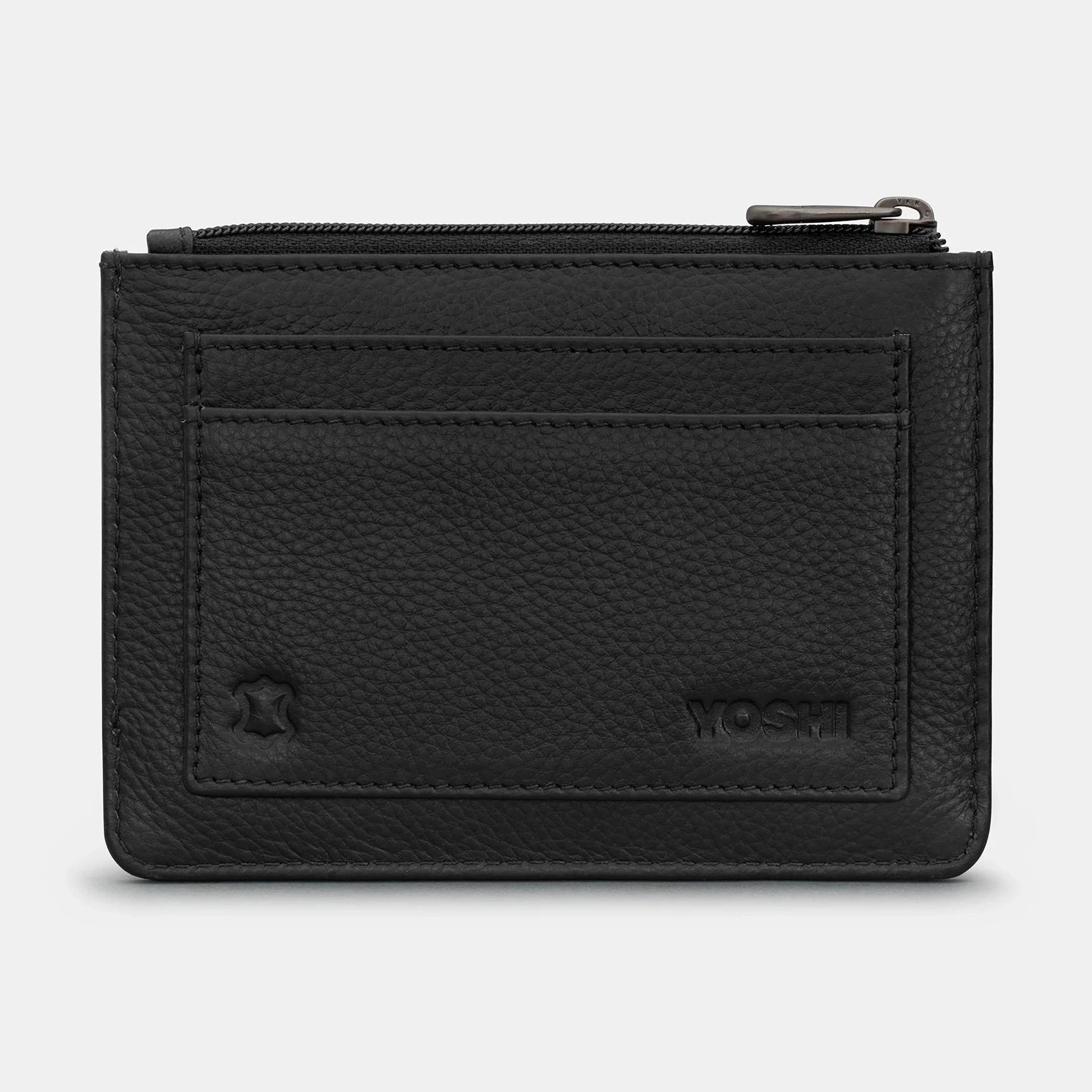 Shakespeare Bookworm Zip Top Leather Purse BLACK Y1321 LBR WS 1