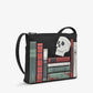 Shakespeare Bookworm Parker Leather Cross Body Bag BLACK YB214 LBR WS 1